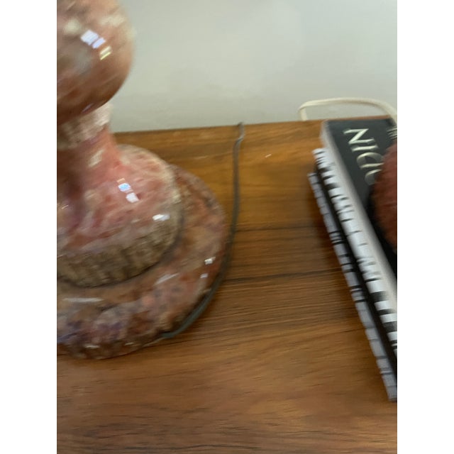 1970s 1970s Marble Column Lamps - a Pair For Sale - Image 5 of 12