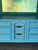 Late 20th Century Mid-Century Neoclassical Style Sky Blue Dresser For Sale In Miami - Image 6 of 14