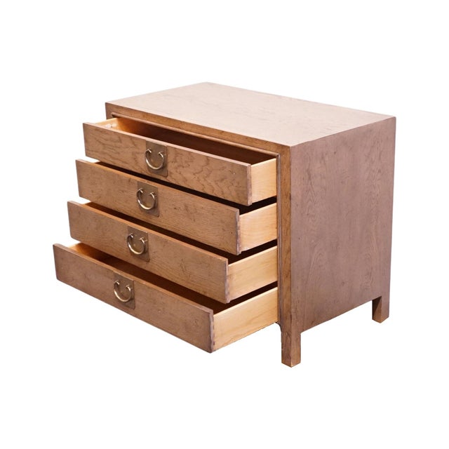Mount Airy Solid Ash Italian Neoclassical Tuscan Style 36" Four Drawer Low Chest / Nightstand 1783 For Sale In Kansas City - Image 6 of 13