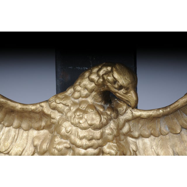 Patriotic Eagle Wall Decoration in Bronze Brass and Gold For Sale - Image 3 of 18
