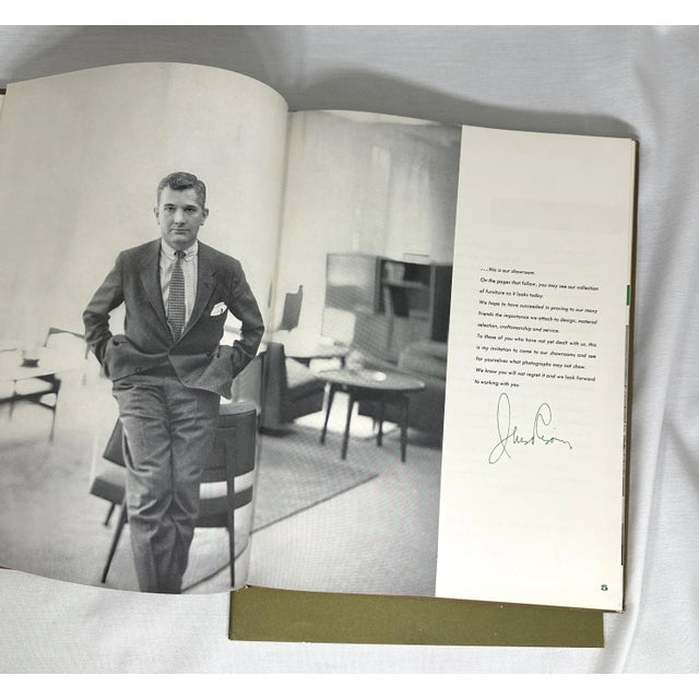 Mid-Century Modern Jens Risom "The Answer Is Risom" 1955 Book With 1960 Price List & Original Mailing Sleeve For Sale - Image 3 of 12
