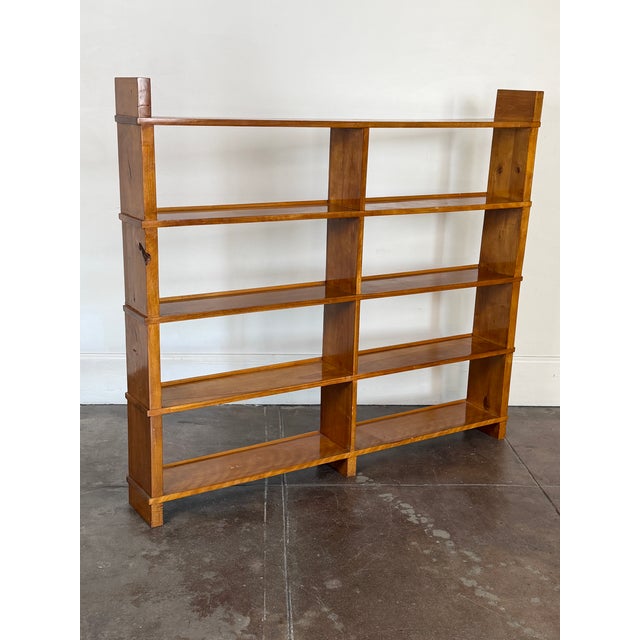 Vintage 1950's Solid Wood Bookshelf For Sale In Los Angeles - Image 6 of 10