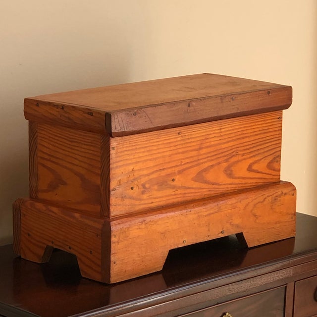 Small Antique Vernacular Pine Storage Chest Chairish