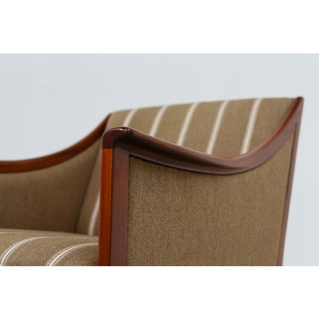 Set of Danish Lounge Chair and 3-Seater Sofa by Ole Wanscher for PJ Møbler, 1960s For Sale - Image 18 of 18