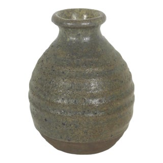 Vintage Signed Small Studio Pottery Bud Vase For Sale