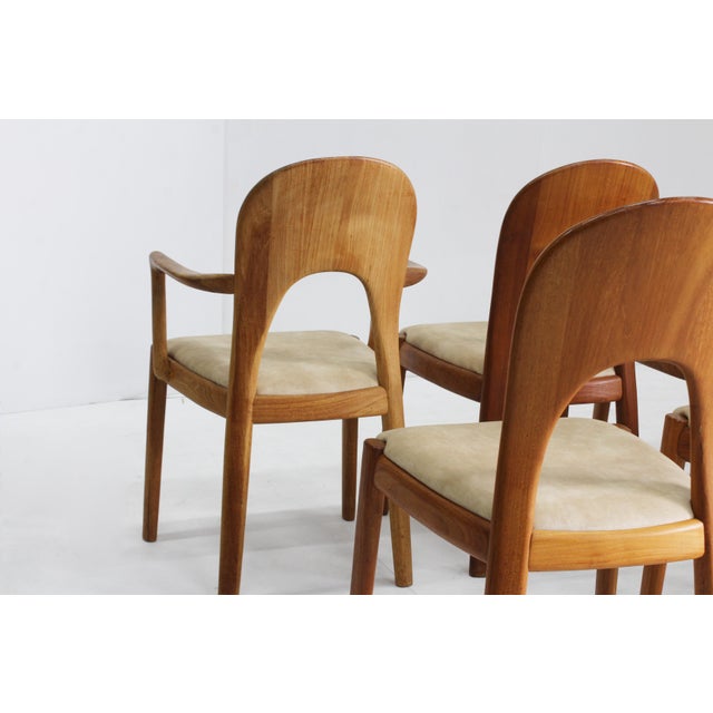 Niels Koefoed Vintage Danish Teak Dining Chairs from Niels Koefoed, Set of 10 For Sale - Image 4 of 12