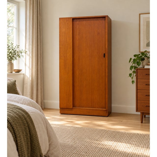 Mid-Century Modern Teak Double Door Wardrobe from Austinsuite, 1960s For Sale - Image 3 of 12
