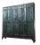 Green Five Door Locker by Strafor for Forge De Strasbourg, 1930s For Sale