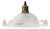 French Art Deco Brass and Etched Glass Pendant Light, 1920s For Sale