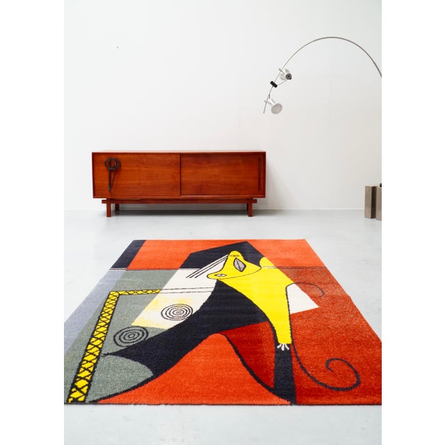 Large Wool Rug with La Figura by Pablo Picasso Motif from Desso, Netherlands, 1990s For Sale - Image 6 of 9