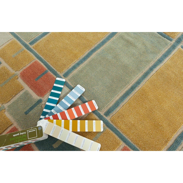 Early 21st Century Modern Swedish-Inspired Half Pile Wool Rug by Doris Leslie Blau For Sale - Image 5 of 9