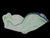 Abstract Large Seaform Blue Green Ruffled Pilchuck Studio Hand Blown Art Glass Bowl For Sale - Image 3 of 13