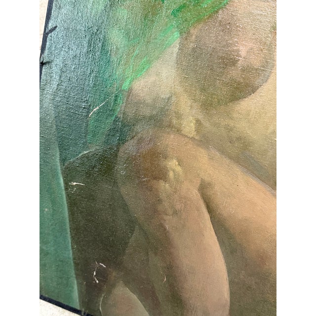 Mid-Century Painting Signed J Beravas For Sale - Image 12 of 12