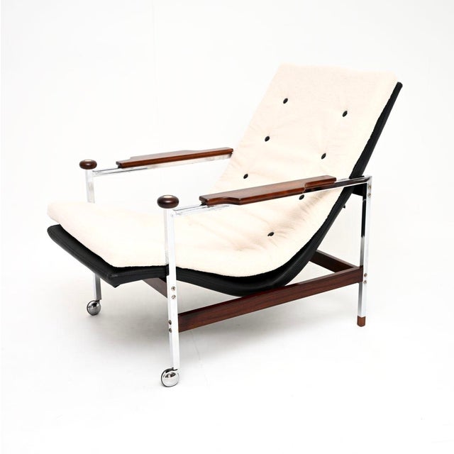 Vintage Swedish Crown Lounge Chair by Eric Merthen, 1960 For Sale - Image 4 of 11