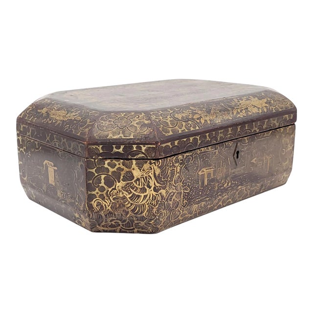 Chinese Export Box, Circa 1870 For Sale