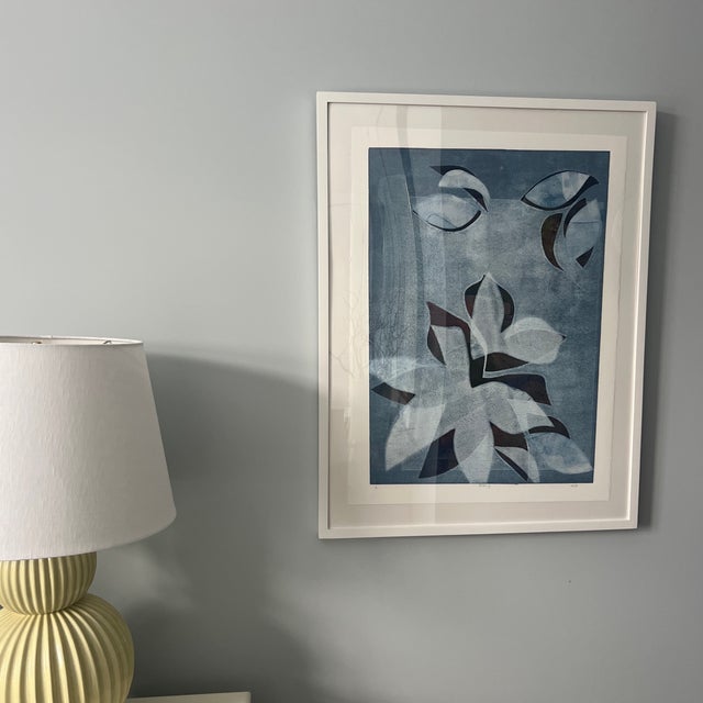 Printmaking Materials Original Signed Abstract Floral Monotype Print “Botany” For Sale - Image 7 of 7