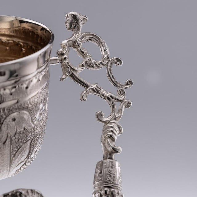 Silver Silver Wedding Wager Cup, London, 1973 For Sale - Image 8 of 18
