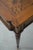 Brown Lillian August Parquet Inlaid 1 Drawer Game Table For Sale - Image 8 of 17