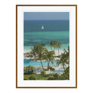 Freeport Beach 1969 by Slim Aarons Brown Framed C-Print For Sale