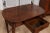 Italian Walnut 1890s Side Table with Oval Top, One Drawer and Cylindrical Legs For Sale - Image 11 of 12