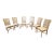 McGuire McGuire Set/6 Rattan Leather Dining Chairs For Sale - Image 4 of 10