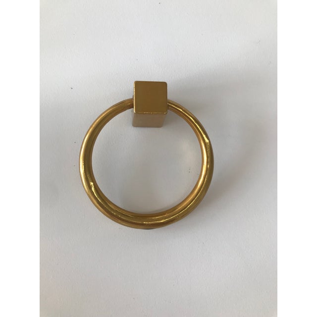 Bungalow 5 Contemporary Bungalow 5 Brass Ring Drawer Pulls - Set of 6 For Sale - Image 4 of 4