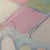 Textile 1982 Portrait Painting on Linen by Mary Howe Kiraly, Signed With Provenance & Floater Frame For Sale - Image 7 of 12