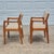 1970s D-Scan Danish Modern Style Teak Arm Chairs Oatmeal Upholstery, a Pair For Sale - Image 10 of 14