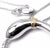 Silver Damiani Infinito 18k White Gold Diamond Snake Pendant Necklace For Sale - Image 8 of 8