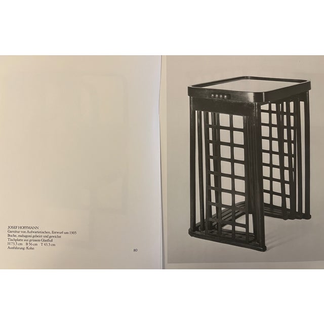 Art Nouveau Nesting Table Set after 1905 Design by Prof. Josef Hoffmann, Vienna, c.1980, Set of 4 For Sale - Image 3 of 18