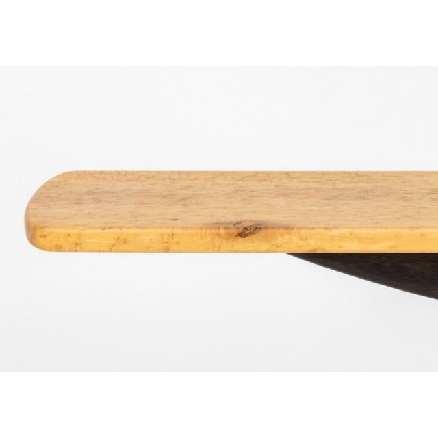 Art Deco Brueton Deco Style Bird's Eye Maple Console Table For Sale - Image 3 of 8