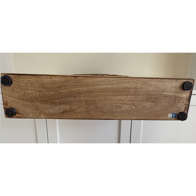 Carved Wooden Decorative Panel on Stand For Sale - Image 14 of 15