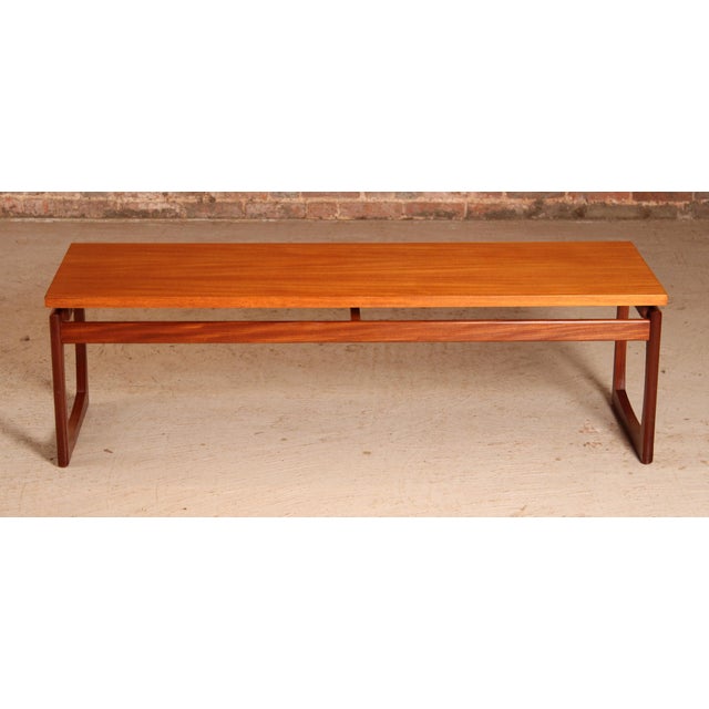 Long Mid-Century Quadrille Coffee Table in Teak from G-Plan, 1960s For Sale - Image 9 of 10