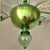 1980s Mid Century Modern, Murano Green Glass Chandelier For Sale In Dallas - Image 6 of 9