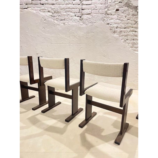 Brown Danish Modern Dining Chair by Poul H. Poulsen for Gængsø Møbler, 1970s For Sale - Image 8 of 10