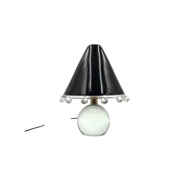 1980s 1970s Leucos Murano Glass Table Lamp Mod. Budur, Roberto Pamio For Sale - Image 5 of 14