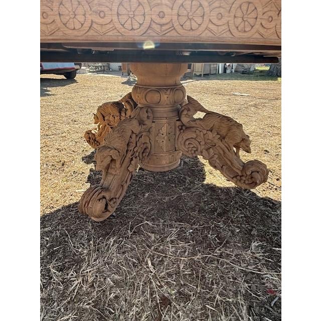 18th Century French Country Bleached Oval Dining Table or Center Table For Sale - Image 12 of 18