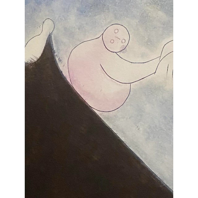 1980 Figurative Framed Lithograph Mother and Child "Joy" For Sale In Chicago - Image 6 of 11