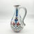 Red Handmade Ceramic “Ibrik” Pitcher Vase (25cm) – Red Tulip & Blue Hyacinth Pattern – Traditional Turkish Ewer For Sale - Image 8 of 9