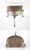 Silver Early 2000s Artisan Industrial Steel Petite Side Table With Cutouts For Sale - Image 8 of 15