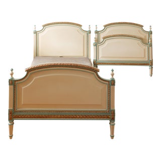 1950s Louis XVI Style Twin Bed Frames - a Pair For Sale