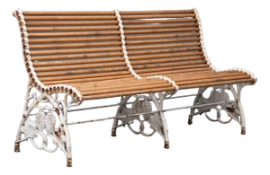 Garden Bench in Cast Iron, 1890