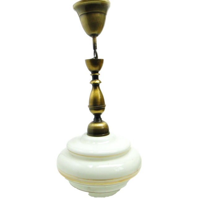 Mid-Century Modern Pendant Lamp from Polam, 1970s For Sale - Image 10 of 10