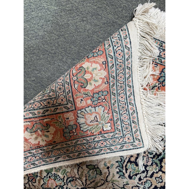 Early 21st Century 2ft 6in × 4ft 1in Kashmir Silk Area Rug For Sale - Image 5 of 12