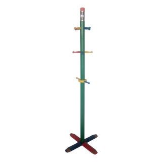Pencil Coat Rack in the style of Pierre Sala, 1980s For Sale