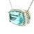 18k White Gold 20 Carat Aquamarine and 2 Carat Diamond Necklace For Sale - Image 10 of 11