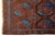 1920s Rust Antique Turkmen Persian Wool Rug With Geometric Design For Sale - Image 5 of 8