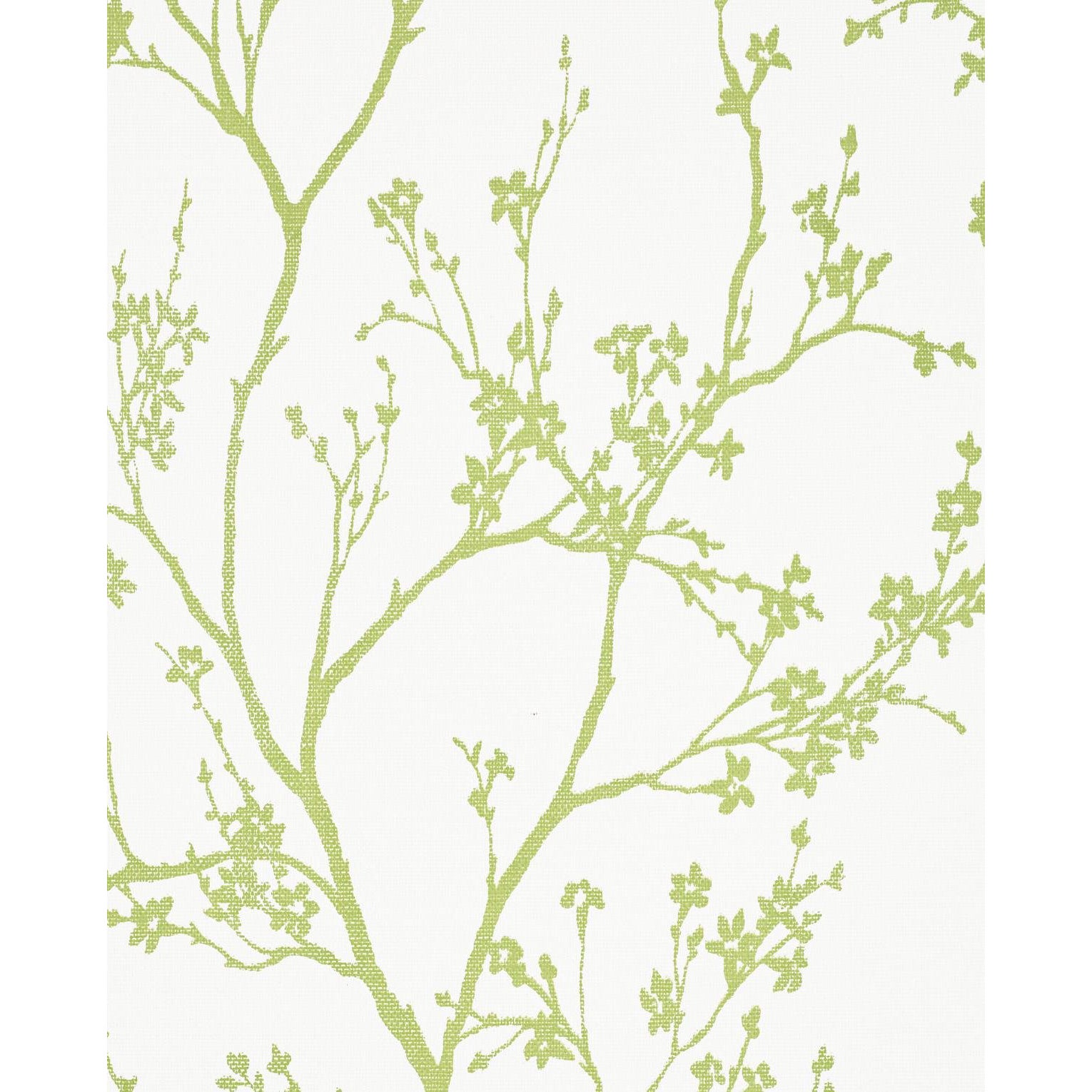 Sample Schumacher Twiggy Paperweave Wallpaper in Leaf Chairish
