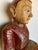 1980s Vintage Buddha Buddhist Carved Wood Burmese Thai Monk Statue For Sale - Image 5 of 11