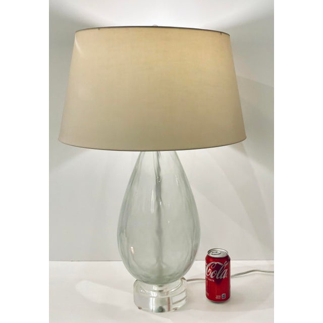 Modern Arteriors Modern Frosted Jane Table Lamp For Sale - Image 3 of 7